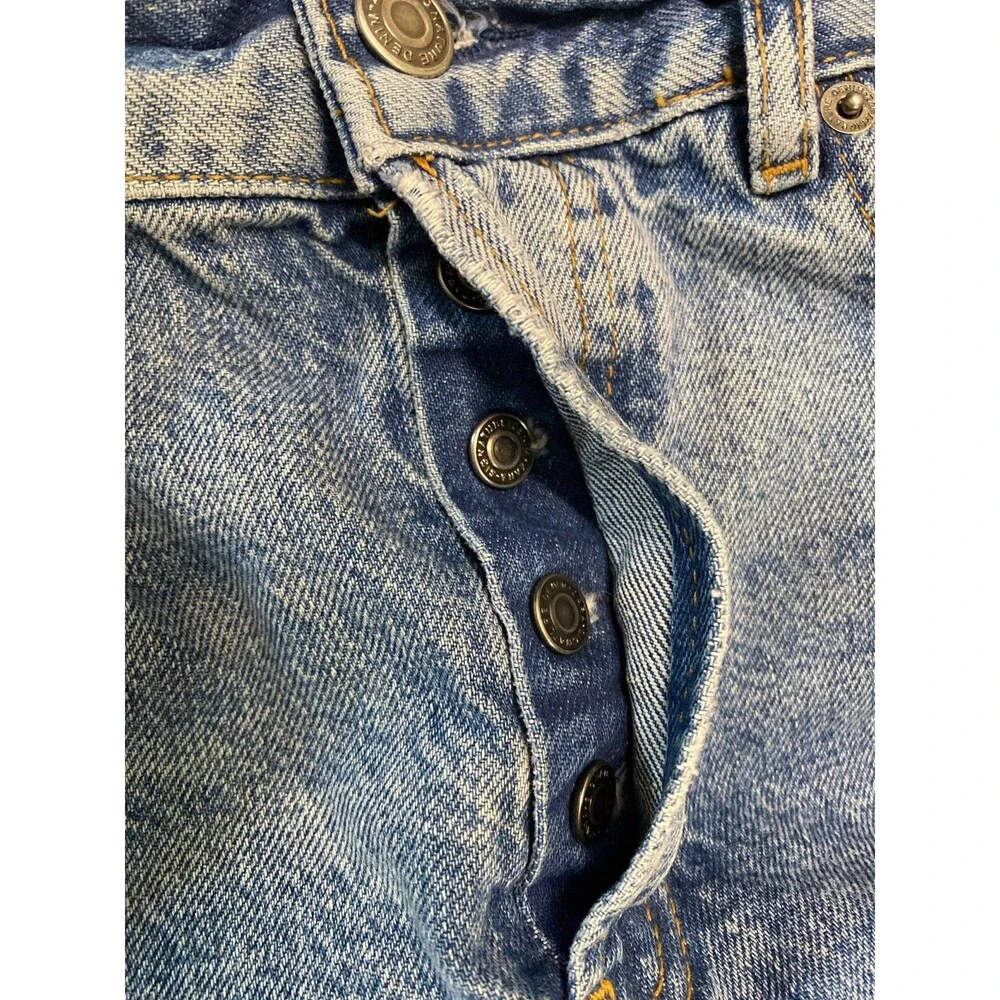 Zara 90s High Rise Relaxed Ankle Straight Leg Rigid Jeans Button Fly Size 4